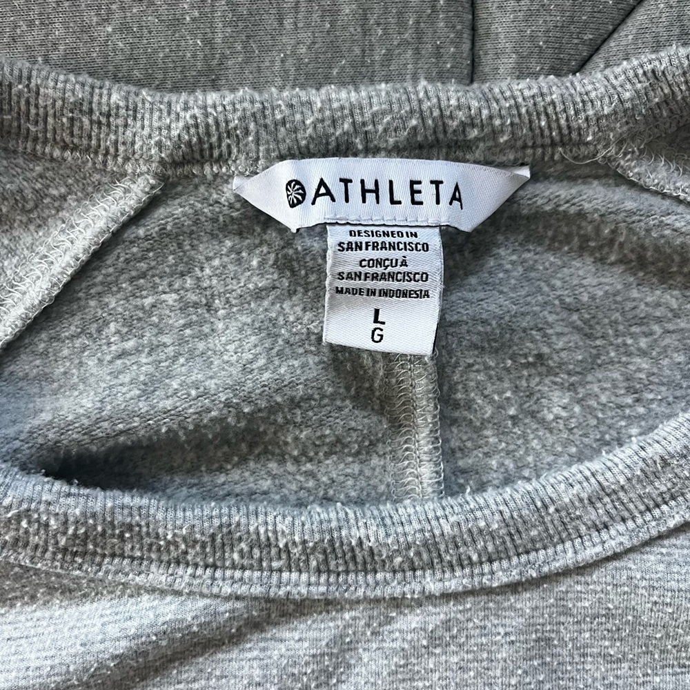 Athleta women’s Light Gray Sweatshirt - Picture 2 of 7